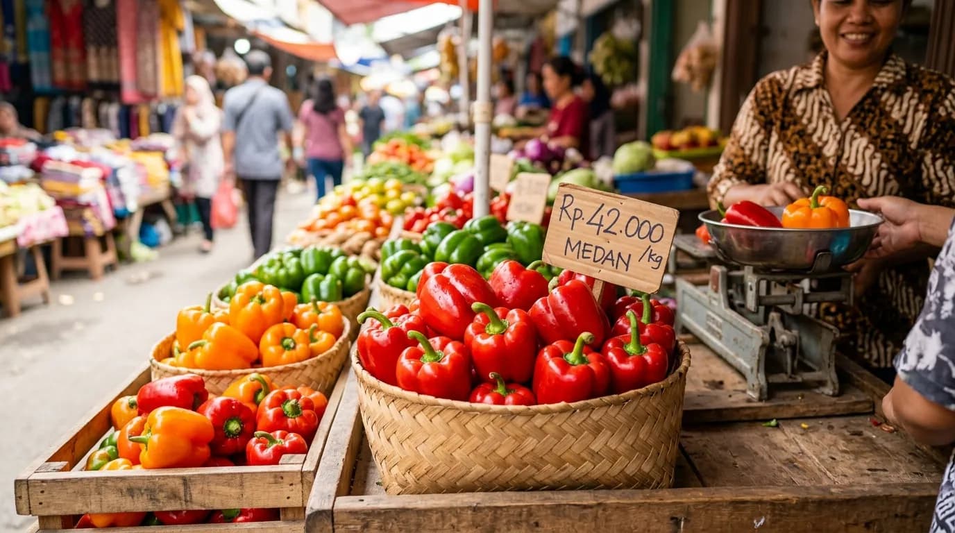 5 Fakta menarik harga cabai paprika Medan hari ini yang perlu kamu tahu