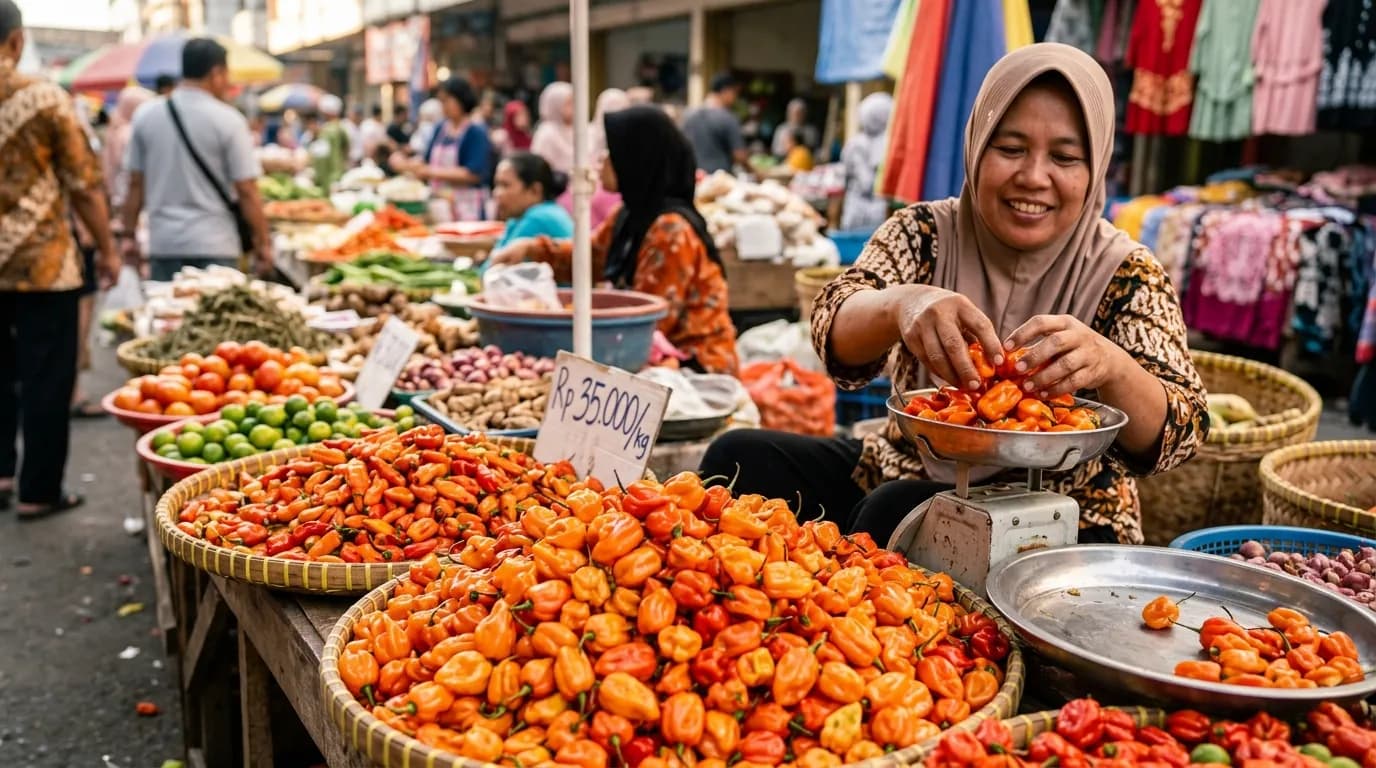 5 Tempat terbaik beli cabai habanero murah Medan untuk masakan pedas