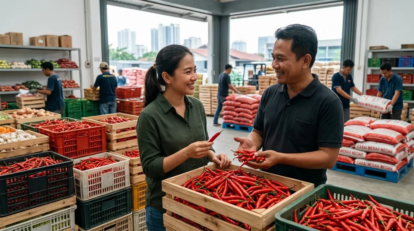 5 Keuntungan Bekerja Sama dengan Distributor Cabai Merah Medan Terpercaya