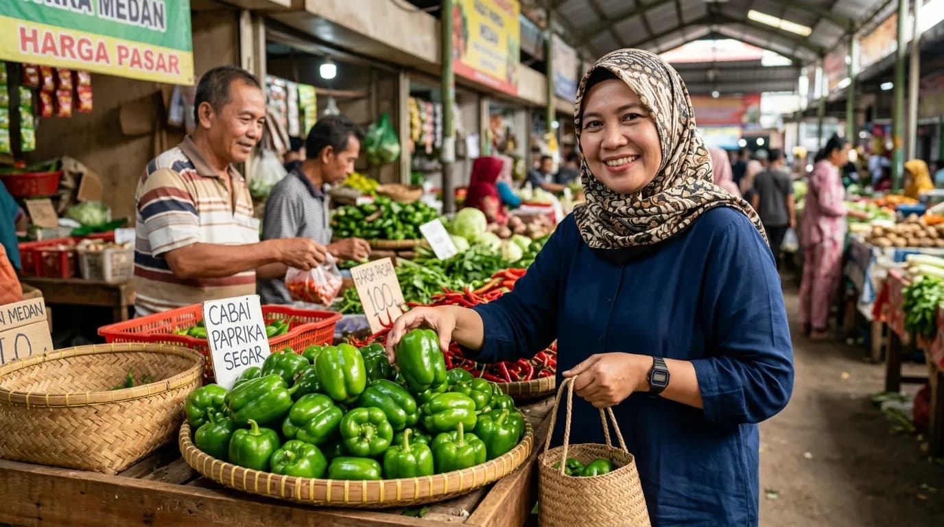 5 Tips mendapatkan harga cabai paprika hijau murah Medan untuk kebutuhan dapur