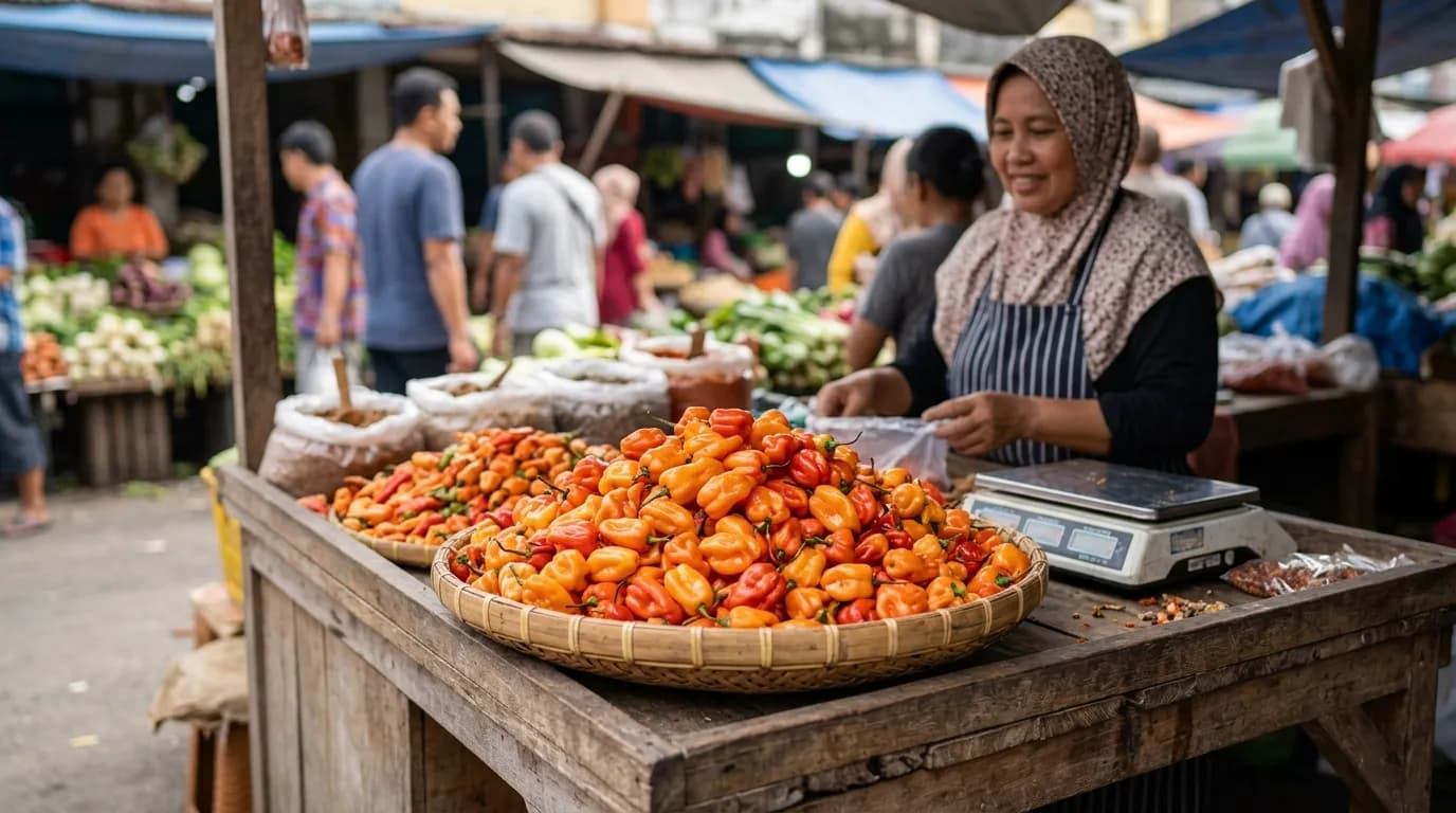 5 Update terbaru harga cabai habanero Medan hari ini