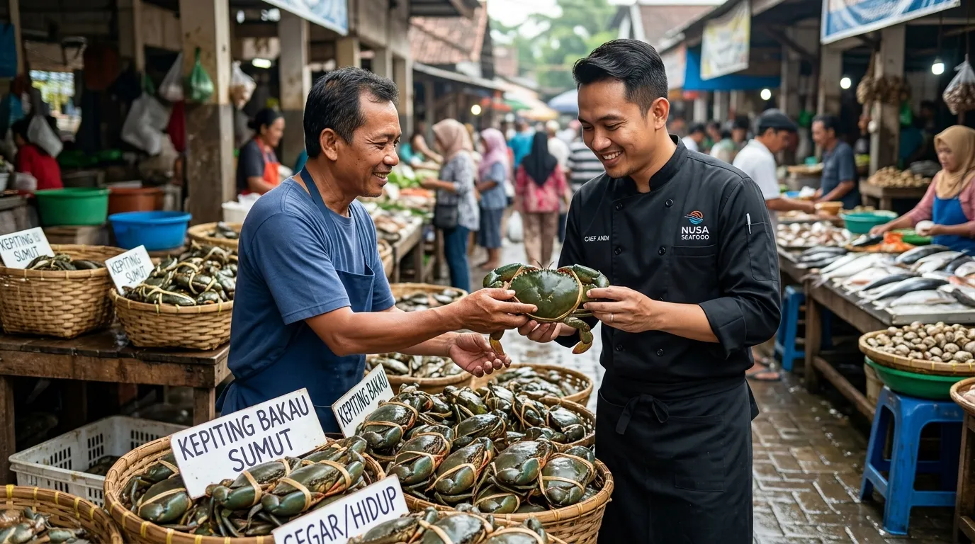 5 Tips memilih supplier kepiting bakau Sumut terbaik untuk bisnis kuliner Anda