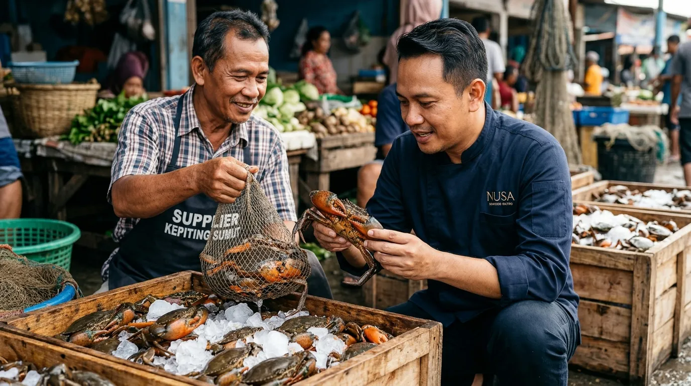 7 Rahasia Memilih Supplier Kepiting Sumut Terbaik untuk Restoran Anda