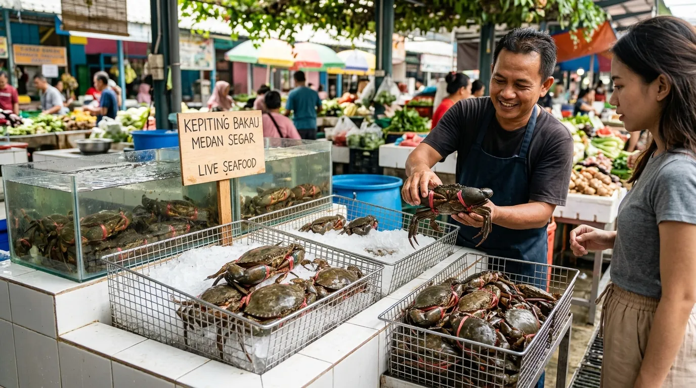 5 Tips memilih tempat beli kepiting bakau Medan yang segar